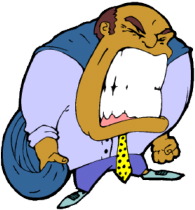 angry man